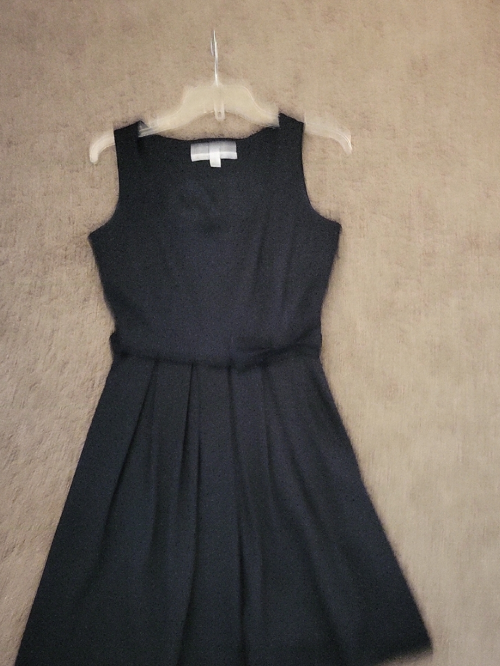 LC Lauren Conrad Black Sleeveless Midi Dress